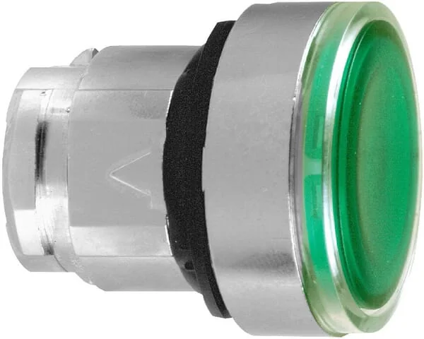 Schneider Electric - ZB4BH033 - Signal Pushbutton, Green, Lock