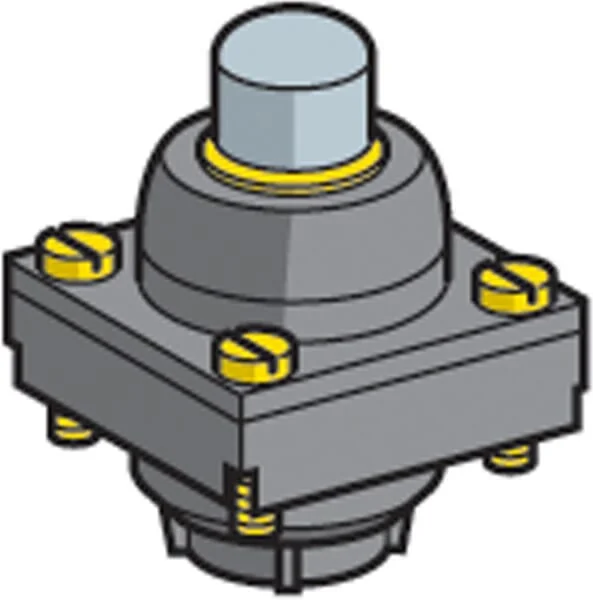 Schneider Electric - ZCKD10 - Operator Head, Steel Plunger