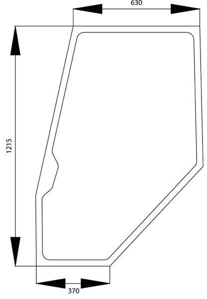 SDF - 04386535 - Door Glass
