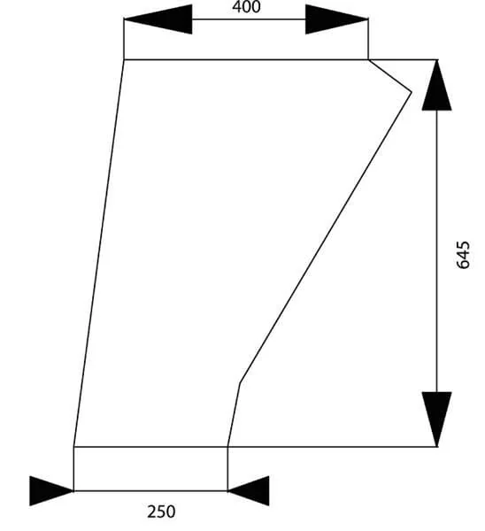 SDF - 4354137 - Door Glass Lower