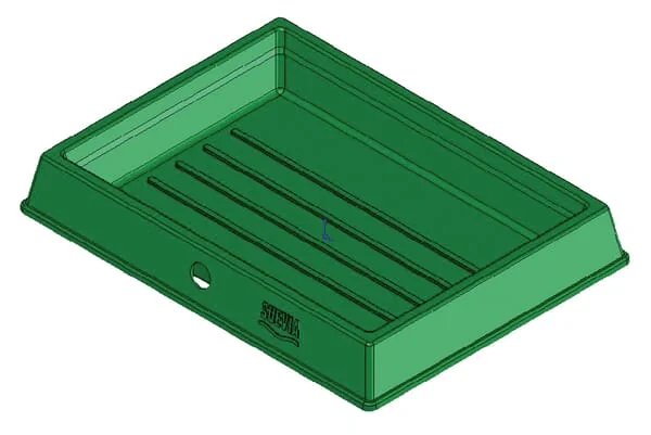 Suevia - SU1601086 - Disinfection Tub 19l 800x600x110mm Suevia