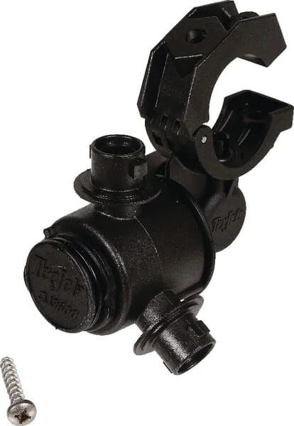 TeeJet - QJ363C1NYB - Nozzle Holderx3 ISO DCV 1" Diameter Tube