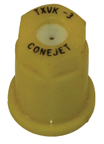 TeeJet - TXVK3 - Hollow Cone Nozzle TXVK 80° 02 Yellow Ceramic TeeJet
