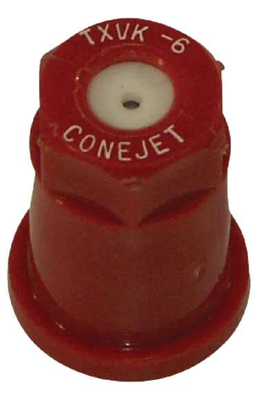 TeeJet - TXVK6 - Hollow Cone Nozzle TXVK 80° 04 Red Ceramic TeeJet