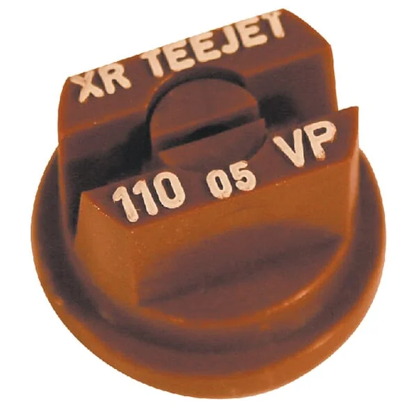 TeeJet - XR11005VP - Flat Fan Nozzle XR 110° 05 Brown Plastic TeeJet