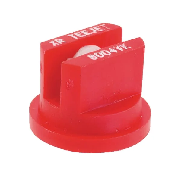 Teejet - XR8004VK - Flat Spray Tip, Ceramic Core Red