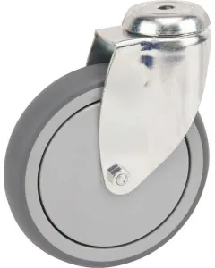 Tente - 2470PJP150P3011 - Swivel Wheel Rubber O150x32mm with Bolt Hole Mounting