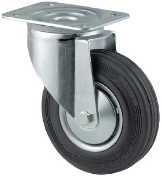 Tente - 3470DVJ100P62 - Tente Swivel Wheels With Black Rubber Tire
