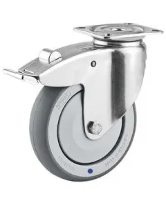 Tente - 7477PJC075P40 - Swivel Castor Rubber Total Stop