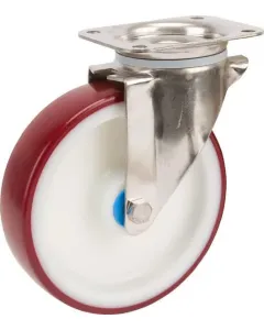 Tente - 8470UAD200P63 - Tente Stainless Steel Swivel Castors with Plastic Tread