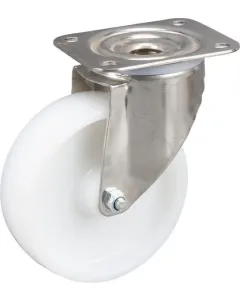 Tente - 8470UOO125P62 - Tente Stainless Steel Swivel Castors With Plastic Tread