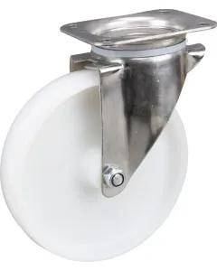 Tente - 8470UOO200P63 - Tente Stainless Steel Swivel Castors With Plastic Tread