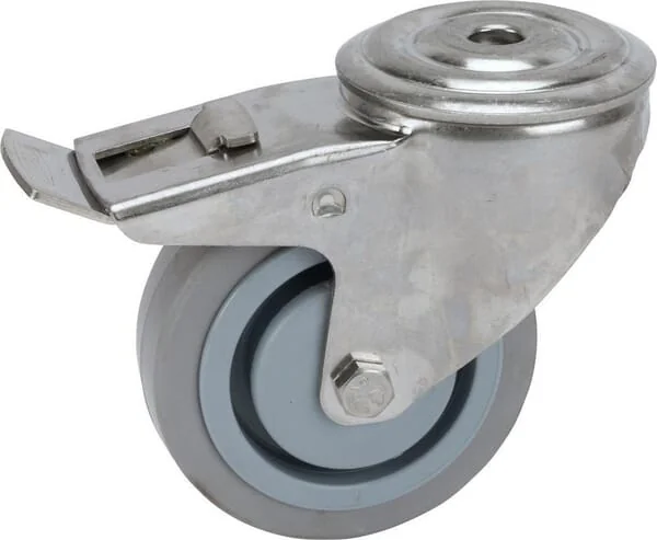 TENTE - 8477UFC100P3013 - Rollenlager Drehrolle Mit Bremse Edelstahl