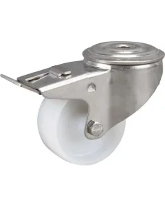 Tente - 8477UOO080P3013 - Tente Stainless Steel Swivel Castors With Plastic Tread
