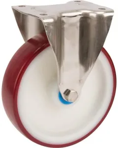 Tente - 8478UAD200P63 - Tente Stainless Steel Rigid Castors With Plastic Tread