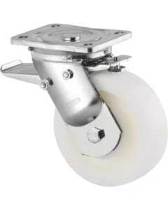 Tente - 9682TOP250P63 - Swivel Caster, Fork and Plate Steel Welded, Galvanized Chromatized