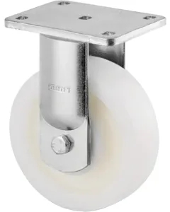 Tente - 9688TOP100P63 - Rigid Castor Fork and Plate Steel-Welded Zinc-Plated Chromated