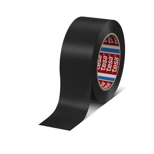 TESA - T041690005593 - Tape Premium PVC Permanent, Black, 33m x 50mm, Tesaflex®
