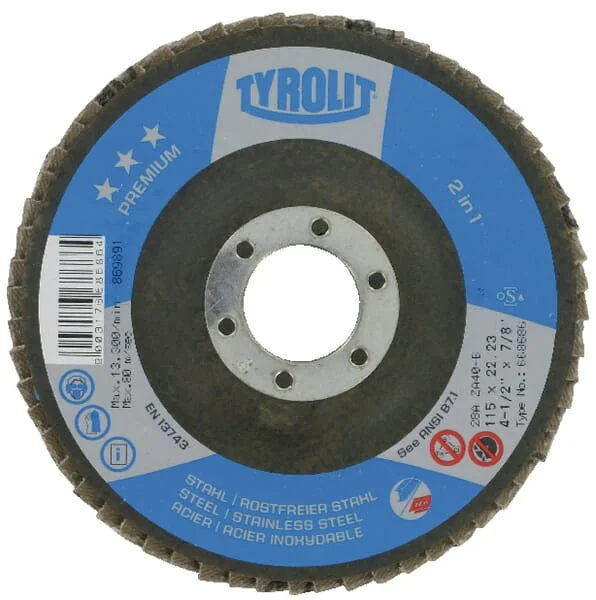 Tyrolit - K192207 - Flap Disc 125mm K80