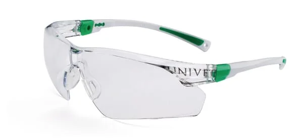 Univet - 1956UV506U030000 - 506U Glasses Clear Univet, AS, AF, UV 400, Green