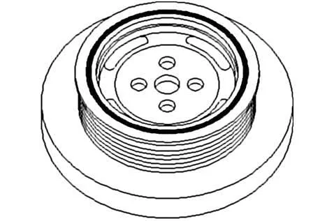 Vapormatic - AV100487 - Crankshaft Pulley