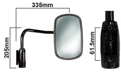Vapormatic - VLD1066 - Convex Mirror Assembly LH