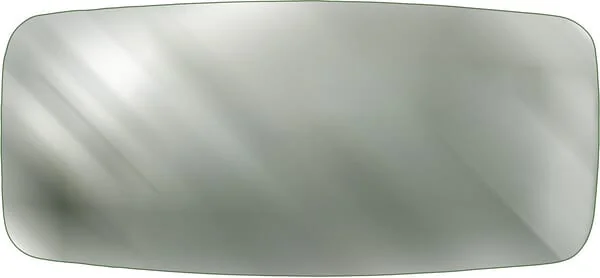 Vapormatic - VLD1095 - Mirror Glass 184x405mm Convex 2 Pack Vapormatic