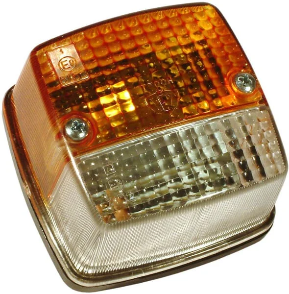 Vapormatic - VPM3764 - Square Direction and Position Light Orange/White Bolted Vapormatic