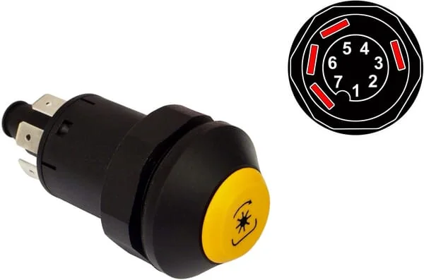 Vapormatic - VPM6168 - PTO Shaft Push Button Switch