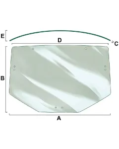 Vapormatic - VPM7351 - Rear Window Glass