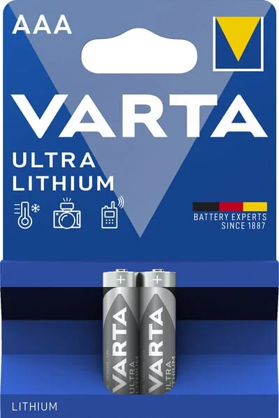 VARTA - VT6103 - Batteries AAA 1.5V LR03 A 2 Pieces