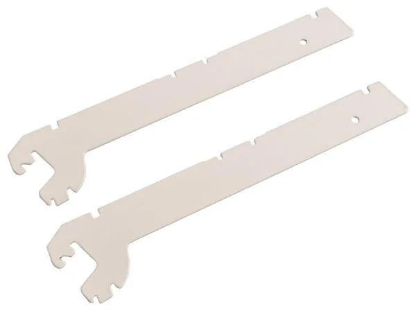 Vika - 57150230J - 30cm Shelf Bracket Cream (2 pcs)