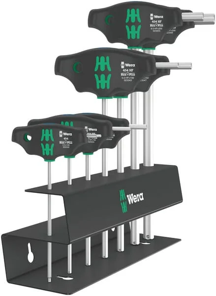 Wera - 05023453001 - Screwdriver Set T-Handle 454/7 HF Set 2