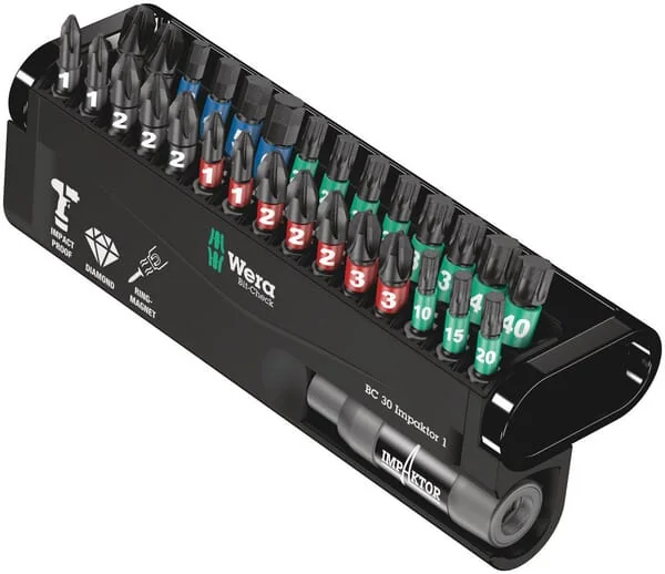 Wera - SC057690 - Bits-Assortment Impaktor 30 Pcs