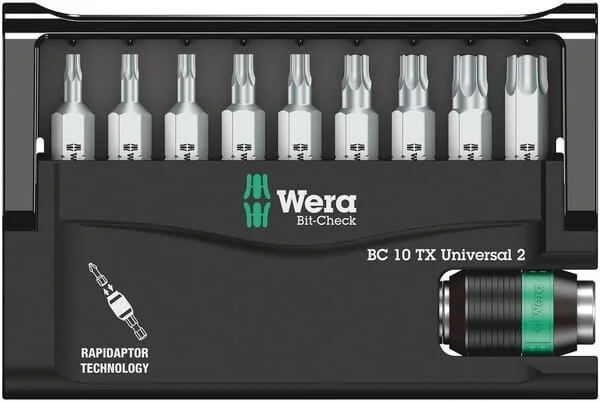 Wera - SC86679ZBO - Screwdrivers Bits Set 9 Pieces