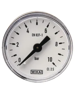 Wika - MA4010B02PL - Wika Pressure Gauge Diameter 40 mm 0-10 Bar Rear