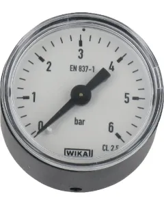 Wika - MA406B02PL - Wika Pressure Gauge Diameter 40 mm 0-6 Bar Rear