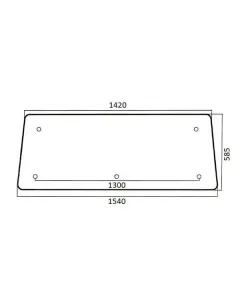 Zetor - 62117909 - Rear Window