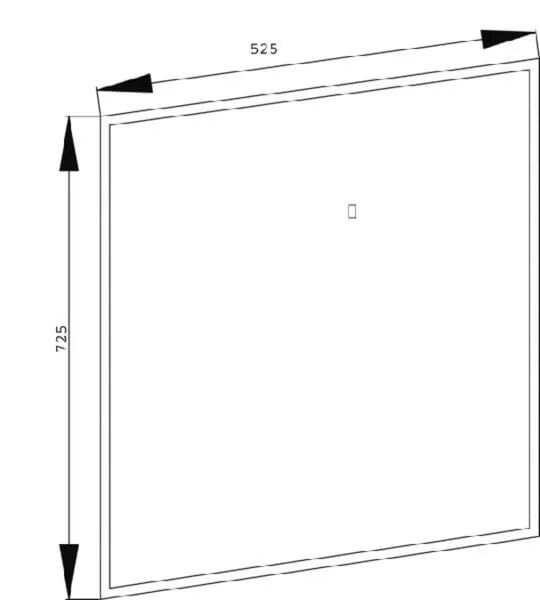 Zetor - 69117912 - Door Glass Top