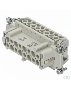 Harting - 09330162701 - Bush Connector E 16P Screw 1-16