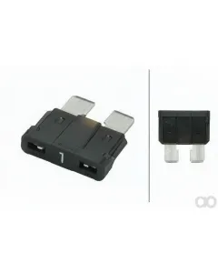 Hella - 50295401 - Flat Plug Fuse 1 Amp