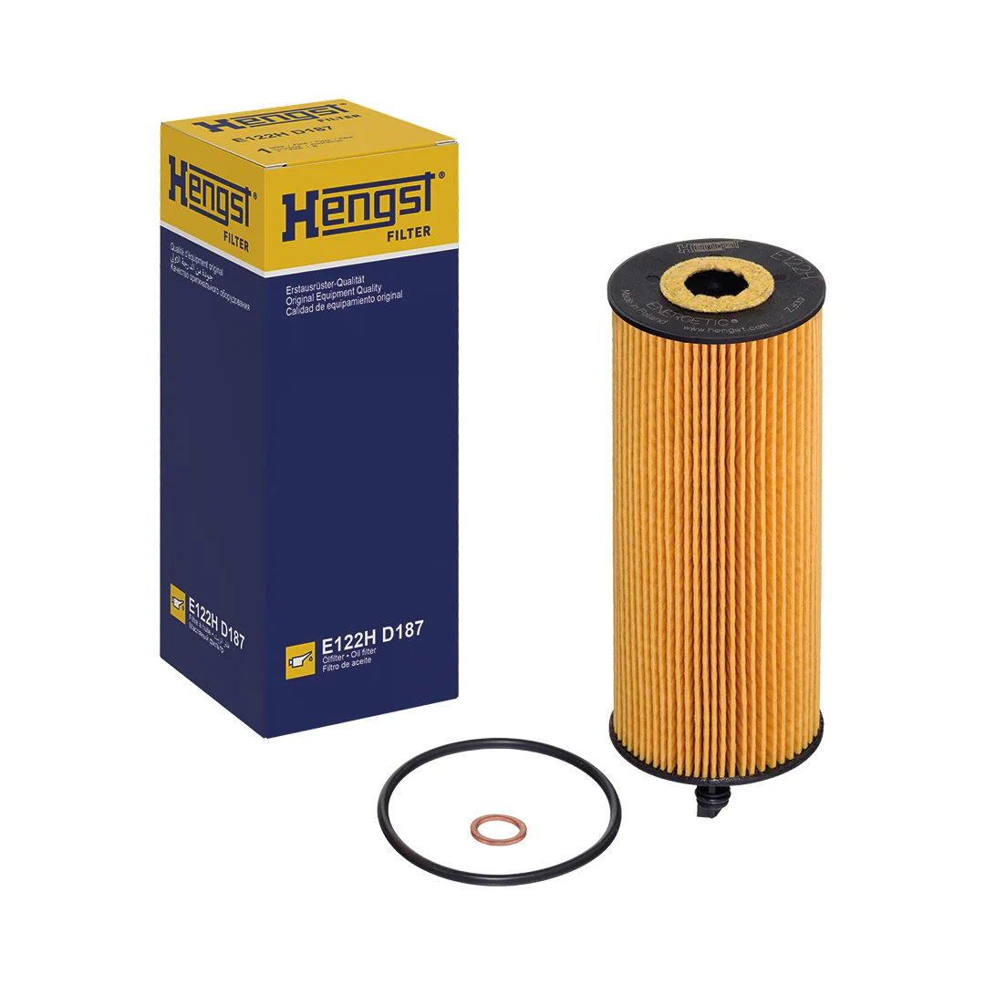 Hengst - E122H D187 - Oil Filter Insert
