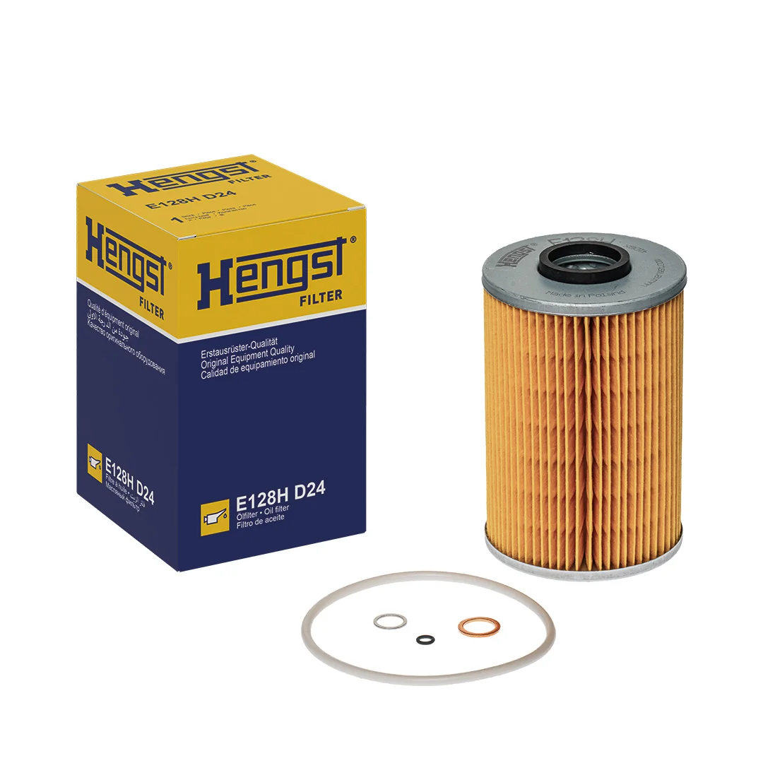 Hengst - E128H D24 - Oil Filter Insert