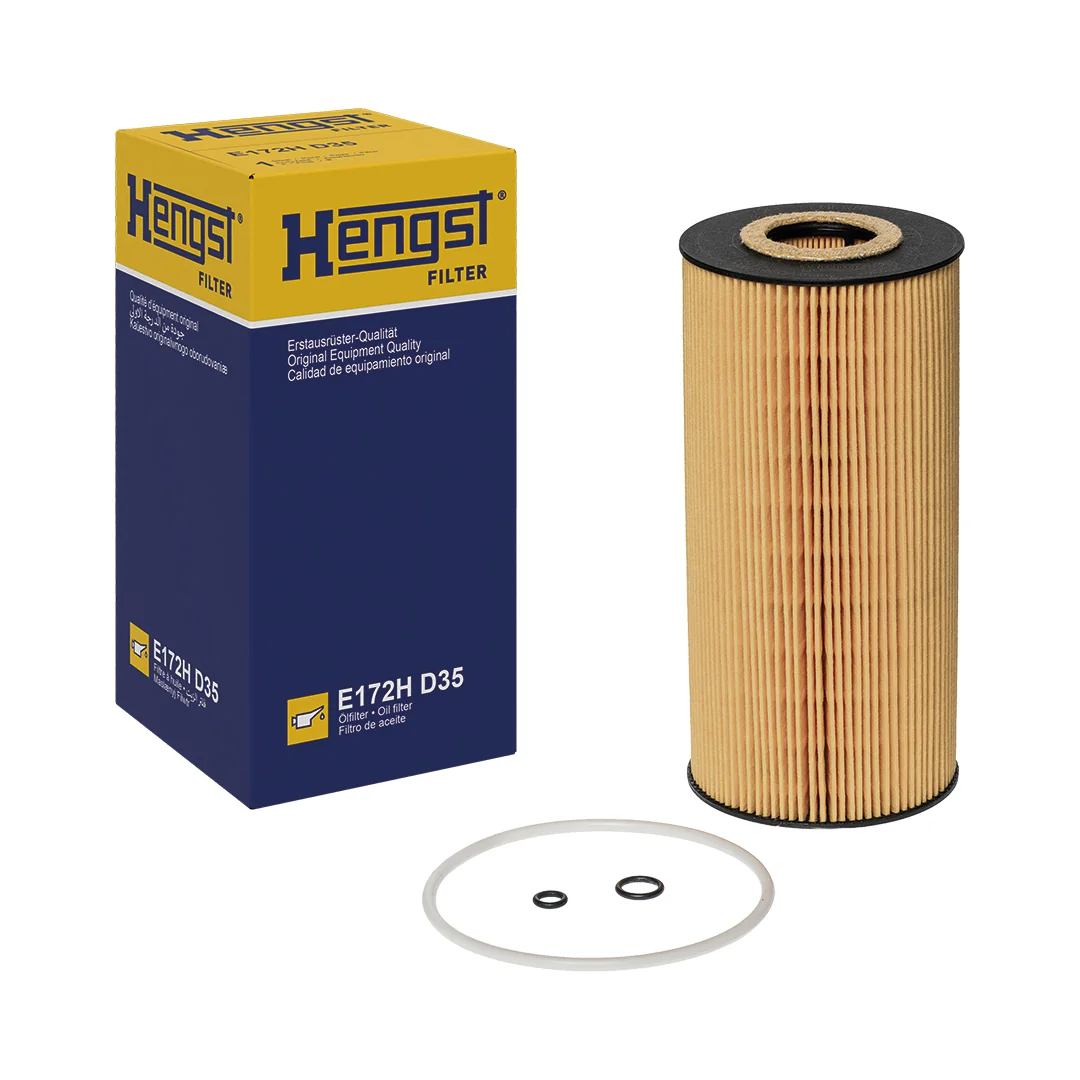Hengst - E172H D35 - Oil Filter Insert