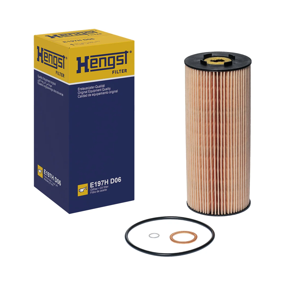 Hengst - E197H D06 - Oil Filter Insert
