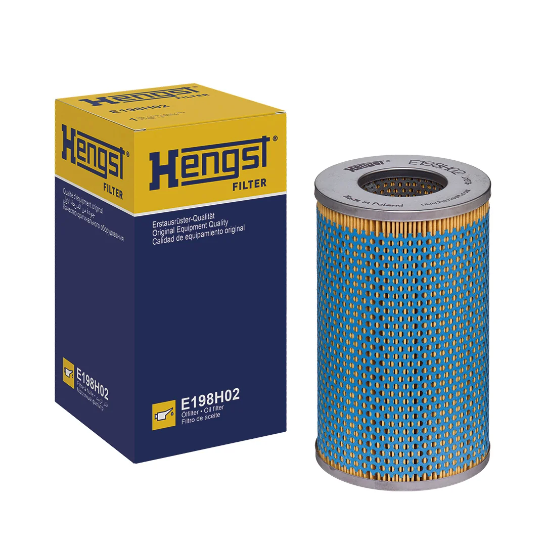 Hengst - E198H02 - Oil Filter Insert
