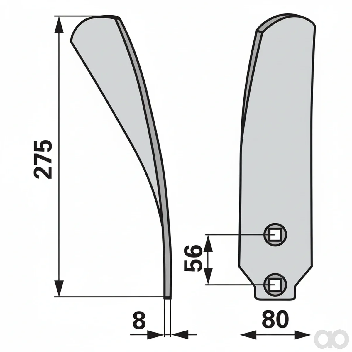 Horsch - 00241238 - Deflector Instead of Horsch Prillinger
