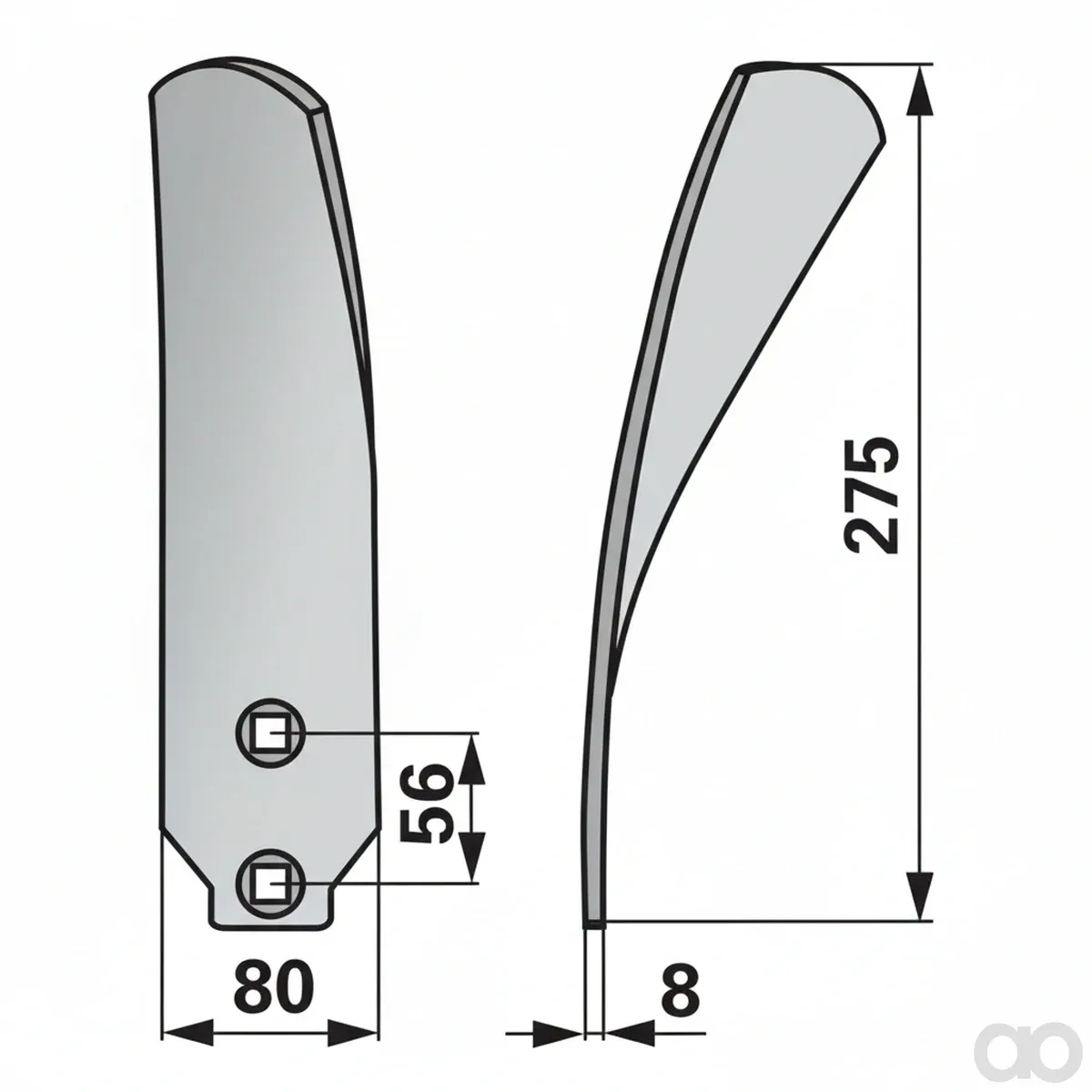 Horsch - 00241239 - Deflector Instead of Horsch Prillinger