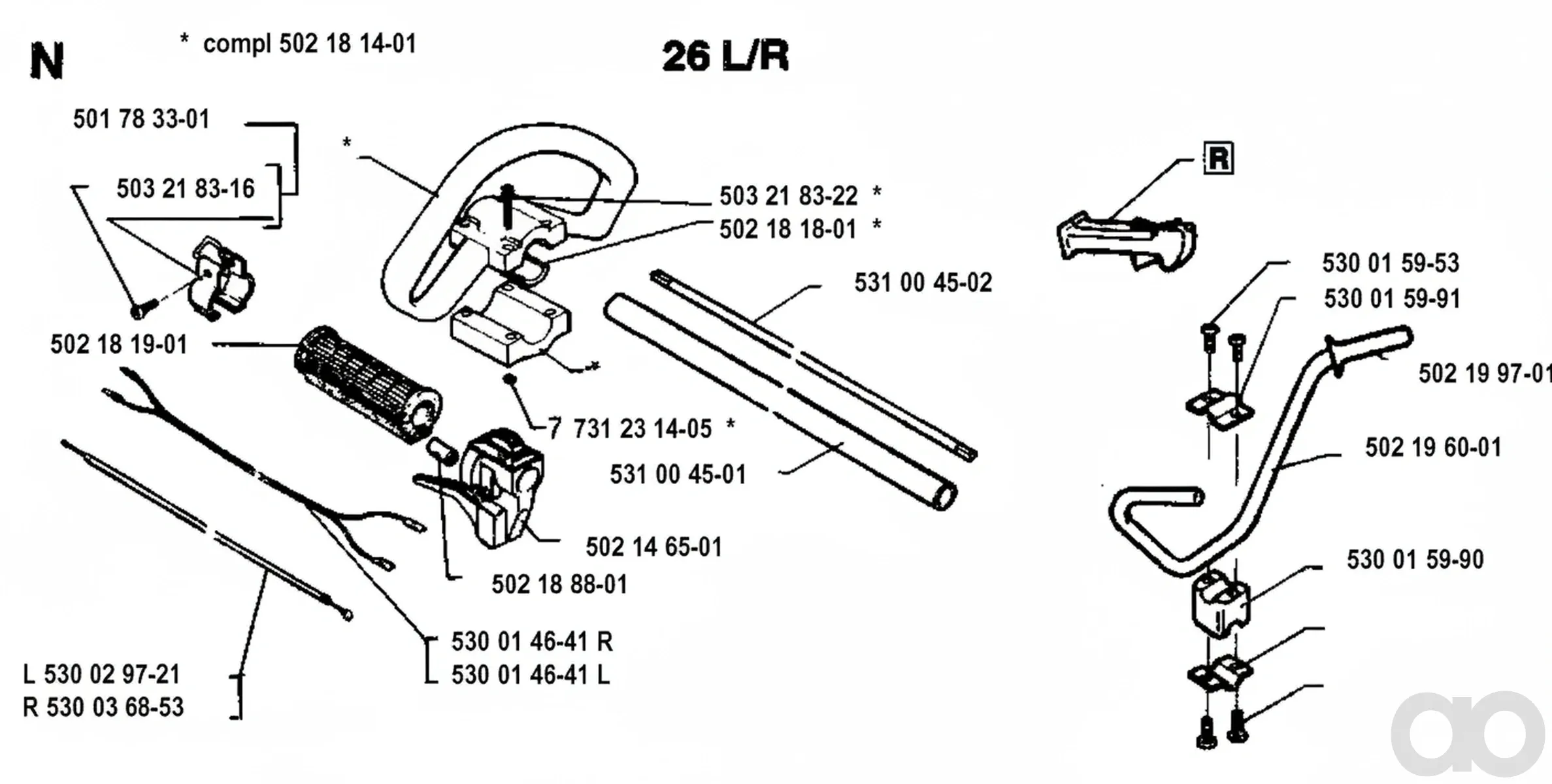 Husqvarna - 501783301 - Suspension Bail