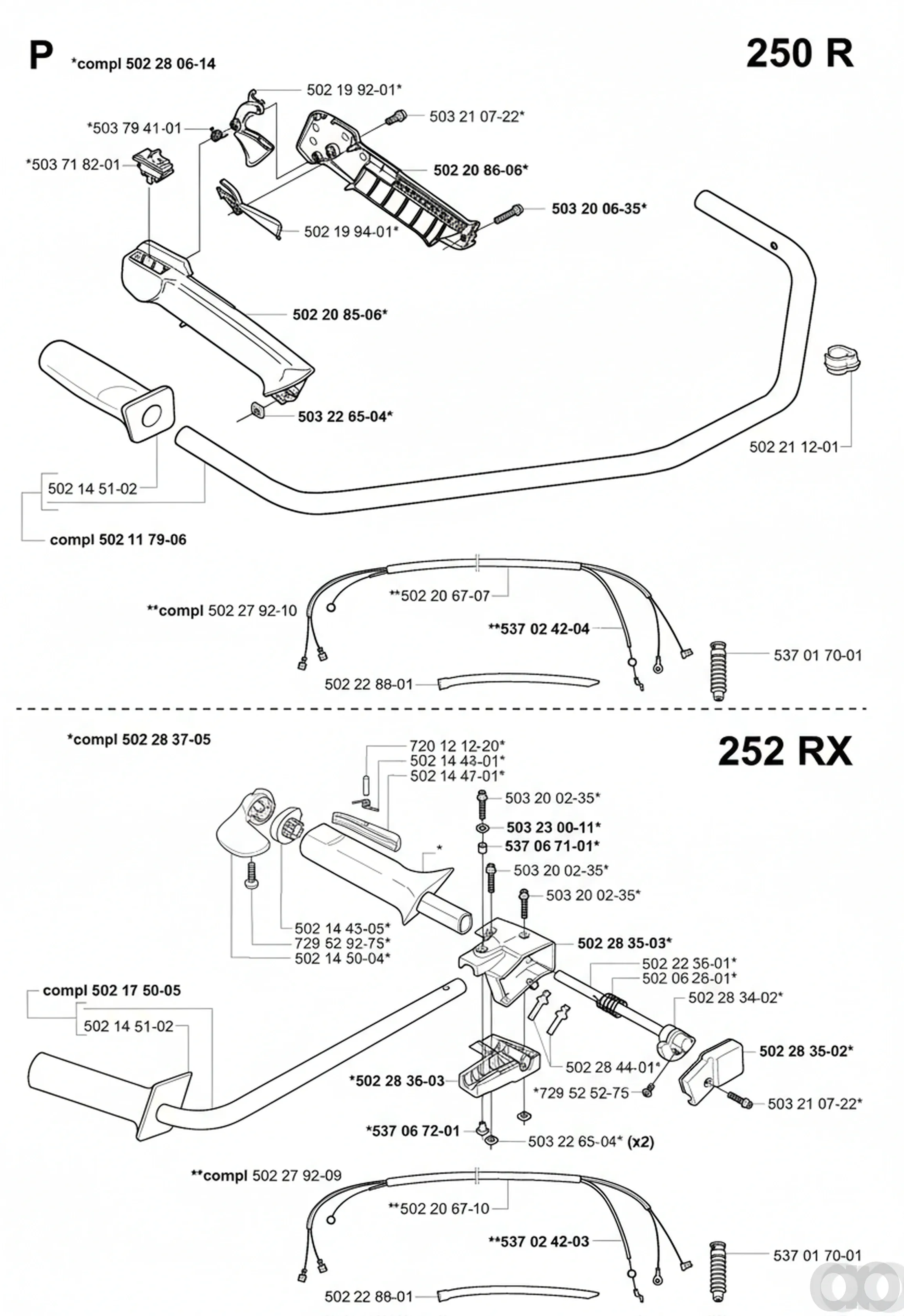 Husqvarna - 502117906 - Handlebar
